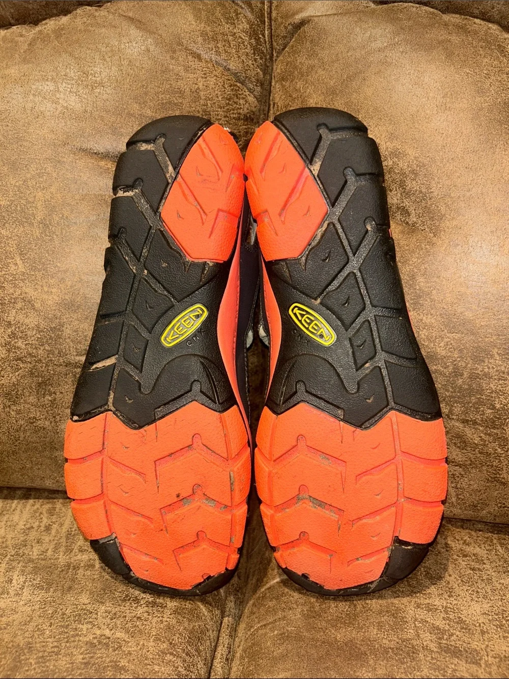 Keen Women's Gray and orange Bungee Sport Sandal